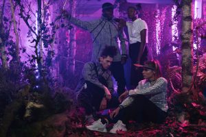Scénographie végétale Adidas Studio Marianne guedin