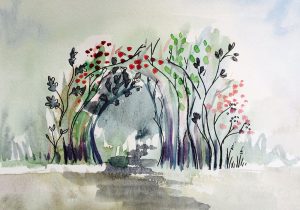 Scénographie végétale Weleda Marianne Guedin