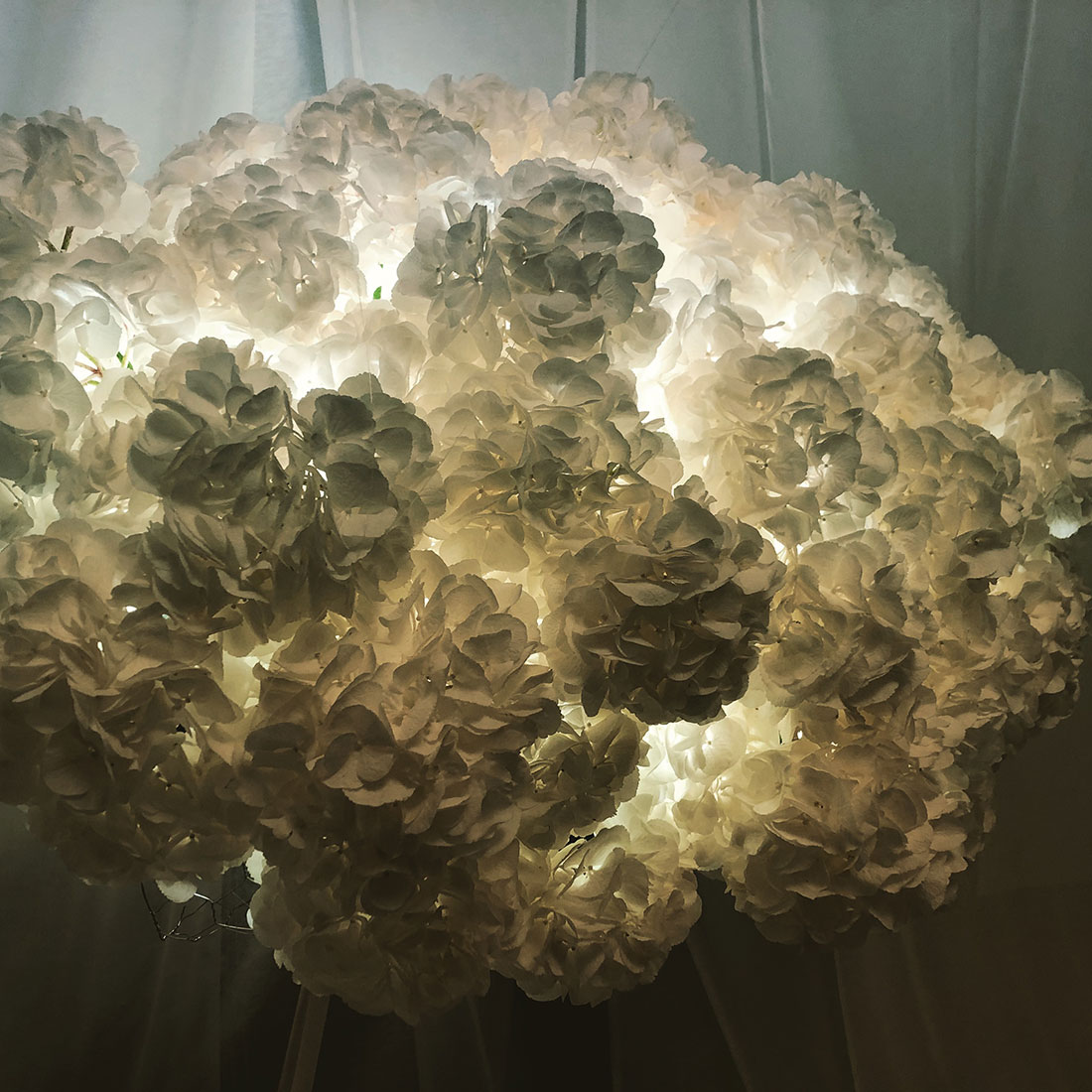 Création nuages rétro-éclairés Marianne Guedin