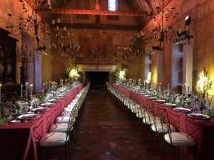 Scénographie végétale Soirée Privée Château Marianne Guedin