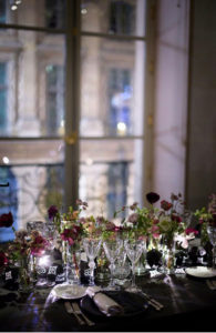 chemin de table fleuri louis vuitton marianne guedin