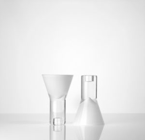 Vase vice versa blanc double Marianne Guedin
