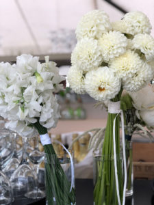 Mariage au Louvre fleur en vase