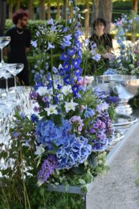 Décor bleu pour Chaumet Joaillerie